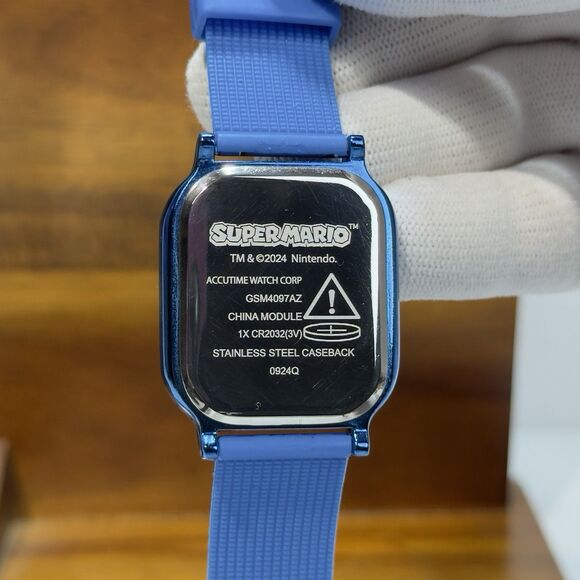 Nintendo Super Mario Digital Watch Mario & Luigi New Note Cosmetic Screen Marks - Picture 6 of 11